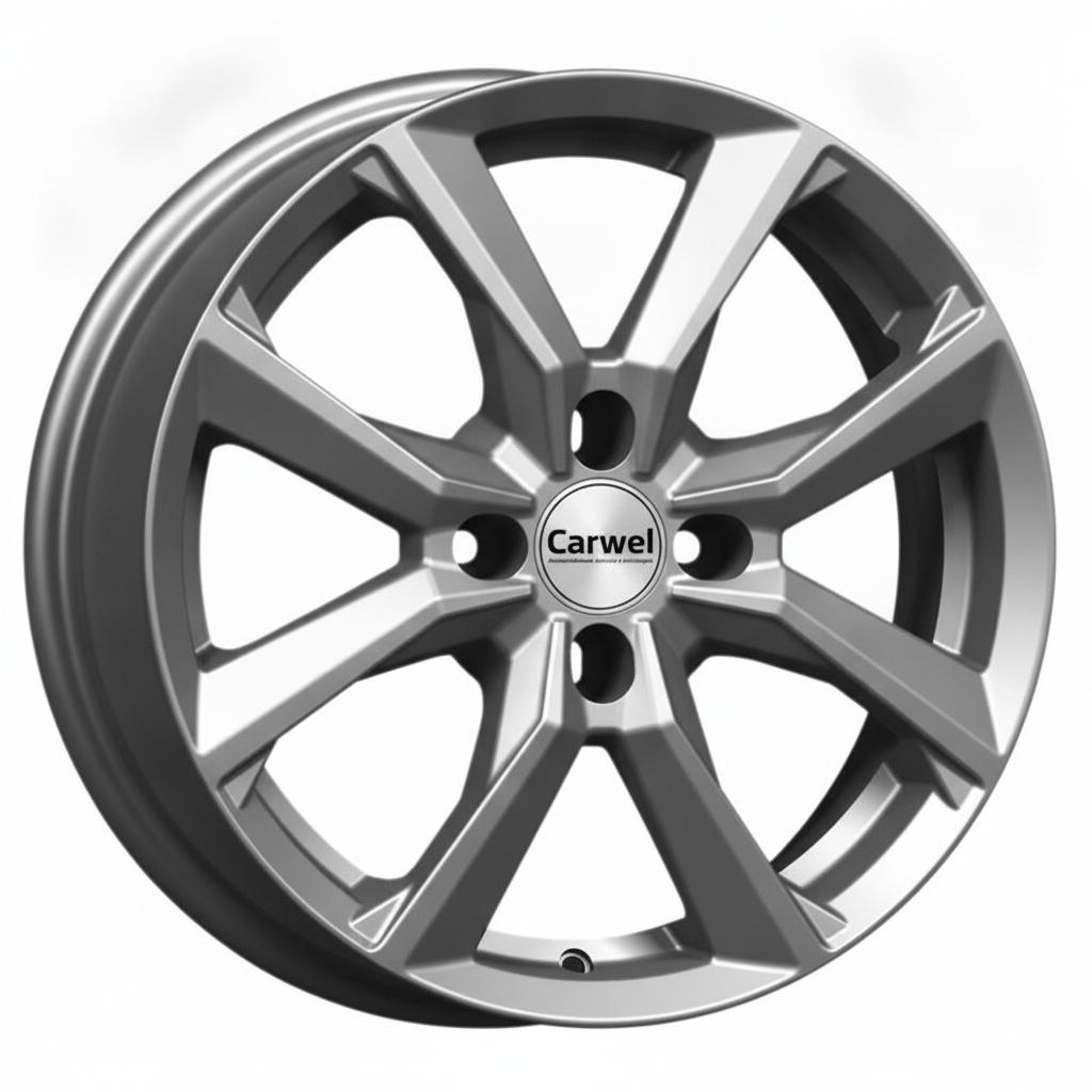 Литой диск Carwel Эри 290 6.5x17 4x108 DIA65.1  ET27  SB / Насыщенный серебристый металлик