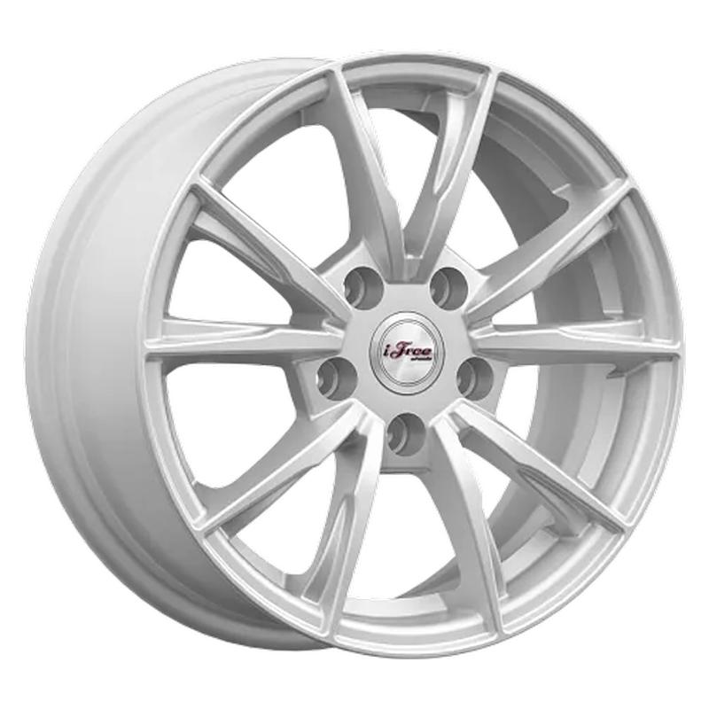 Литой диск iFree KC1055 Сион 6.5x15 5x114.3 DIA60.1  ET39  Нео-классик / Серебристый