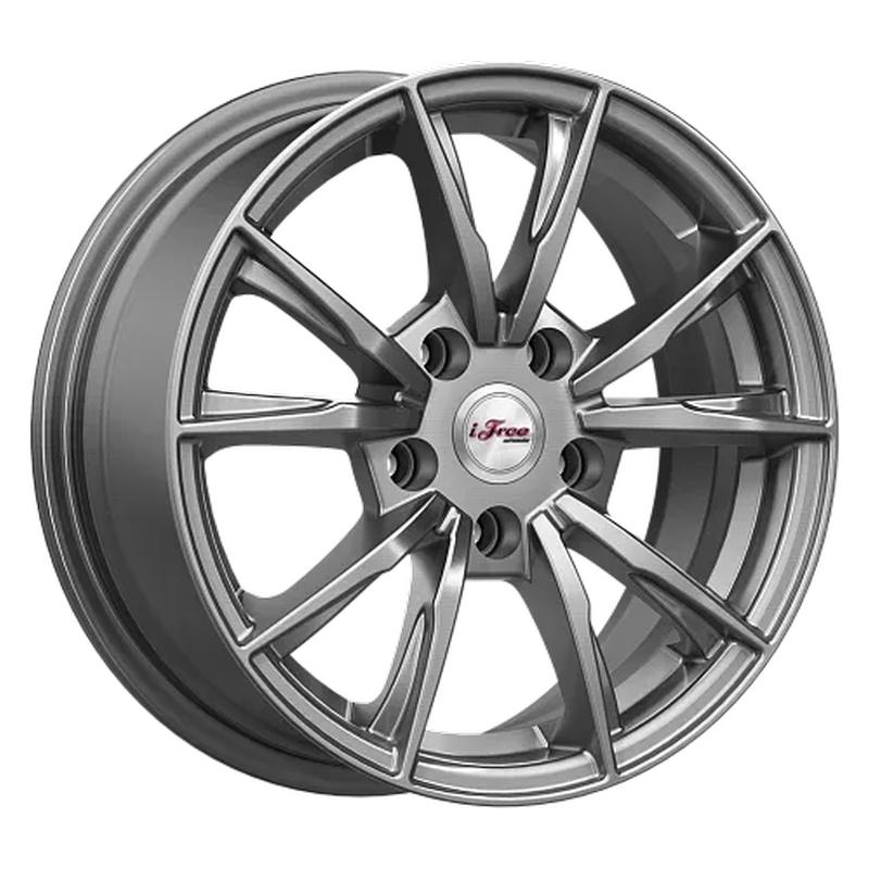 Литой диск iFree KC1055-hw Сион 6.5x15 5x114.3 DIA60.1  ET39  Хай вэй / Графитовый