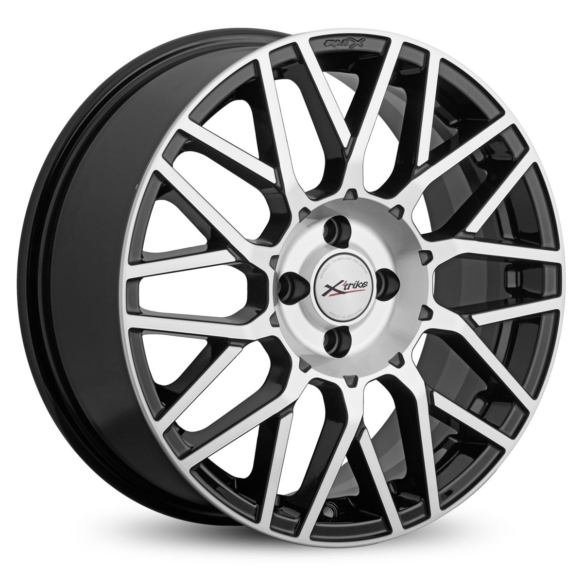 Литой диск X'trike X-131 7,0x17 5x114.3 DIA67,1  ET35  BK/FP