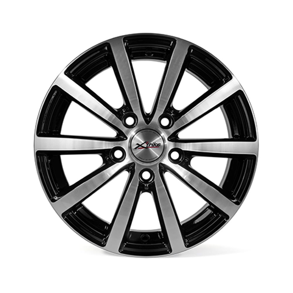 Литой диск X'trike X-115 6,0x15 5x114.3 DIA67,1  ET45  BK/FP